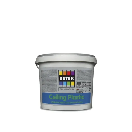 (25კგ) ინტერიერის საღებავი Betek Ceiling Plastic თბილისი