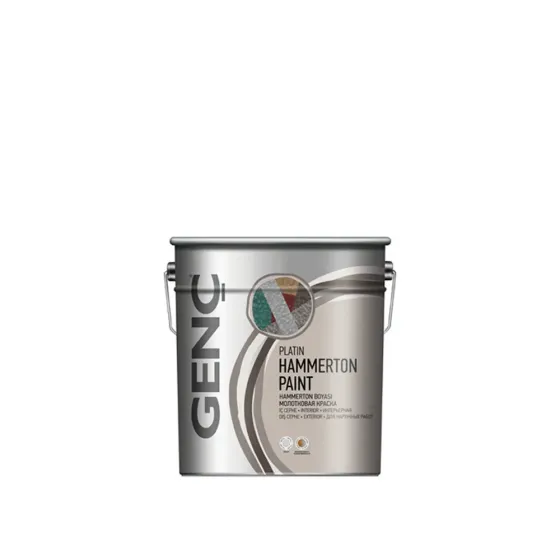 (2.5ლ) საღებავი მეტალისათვის შავი Genc Hammerton თბილისი