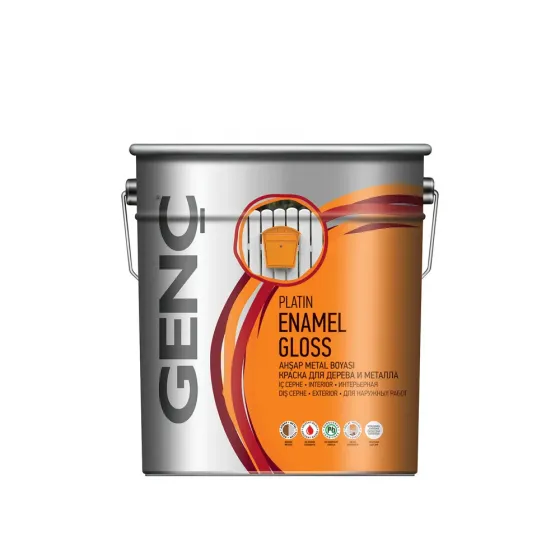 (2,5 л) Серая краска для дерева и металла Genc Тбилиси