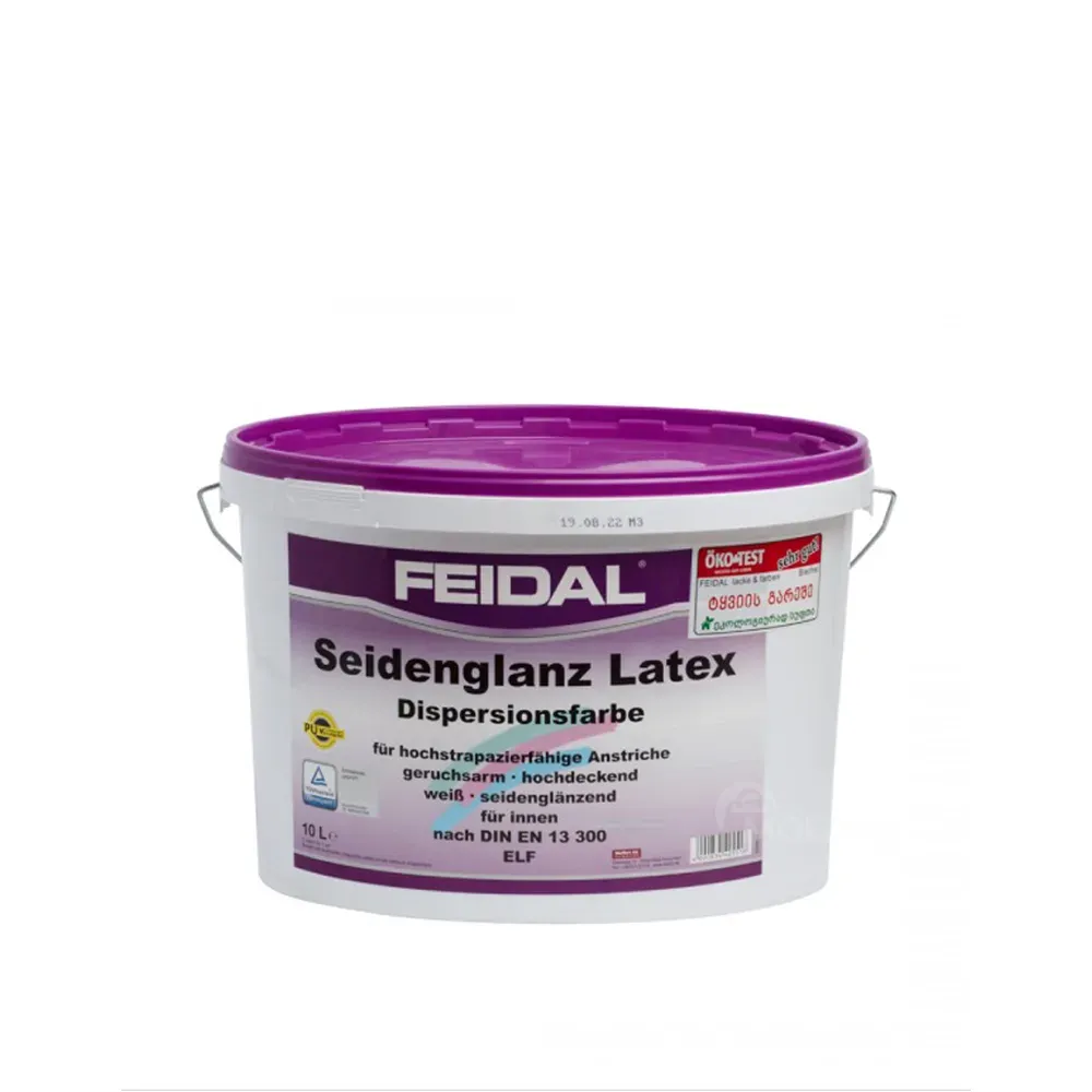 (10 л) Латексная краска для внутренних работ Feidal Seidenglanz Тбилиси - изображение 1