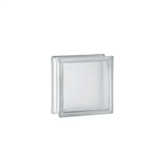 (19x19x8 см) Стеклянный блок прозрачный арктический Тбилиси