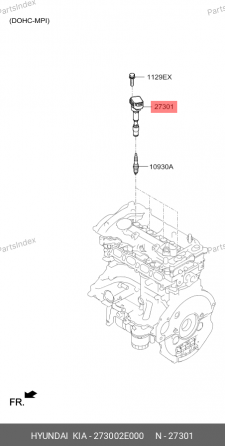 Катушка зажигания Hyundai Kia 273002E000 Тбилиси