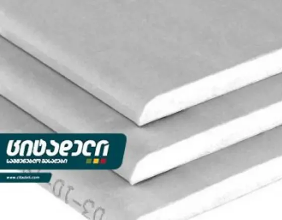 Картон, белая плитка, влагостойкий, профиль UD, профиль CD Тбилиси