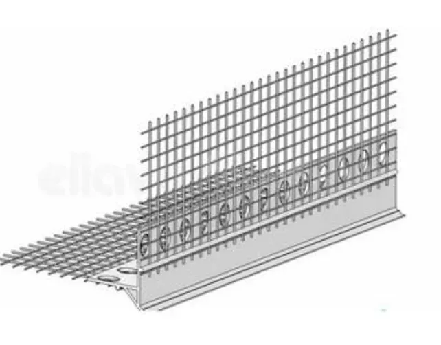 PVC corner with fiberglass 100x100 mm (2.5m) Tbilisi - photo 1