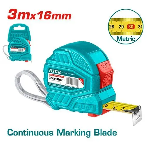 Измерительная лента 3 м, Total Tmt126331M Тбилиси