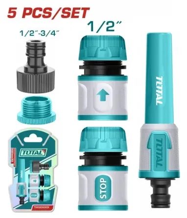 Irrigation pipe quick coupling set 1/2" and 3/4" Total Thhcs05122 Tbilisi