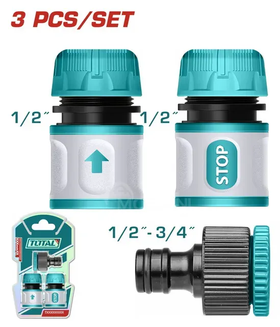 Irrigation pipe quick coupling set 1/2" Total Thws030301 Tbilisi - photo 1