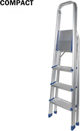 Ალუმინის დასაკეცი კიბე 3+1 (14423-10) თბილისი