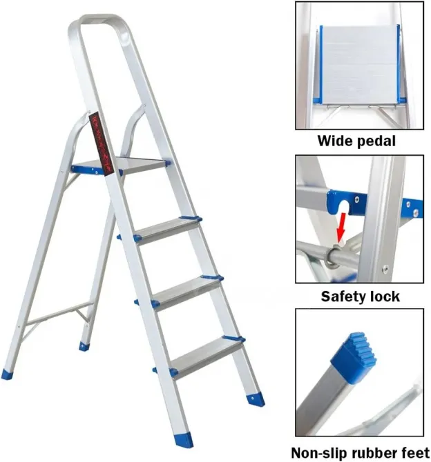 Ალუმინის დასაკეცი კიბე 3+1 (14423-10) თბილისი - photo 2