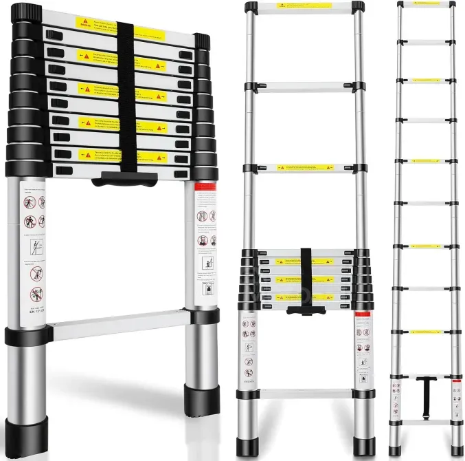 Ალუმინის ტელესკოპური კიბე 4.1მ (G2-15129-1) თბილისი - photo 1