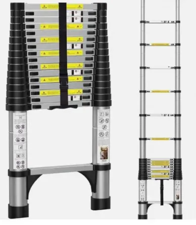 Ალუმინის ტელესკოპური კიბე 3.8მ (14423-4) თბილისი