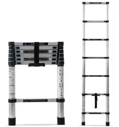 Ალუმინის ტელესკოპური კიბე 2მ (14423-1) თბილისი