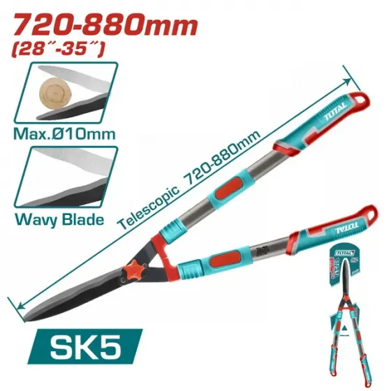 Ბუჩქის საკრეჭი ტელესკოპური 720-880 მმ Total Thts1516306 თბილისი