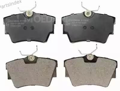 სამუხრუჭე დისკის ხუნდები  ( hundebi ) Denckermann B110870 თბილისი - photo 1