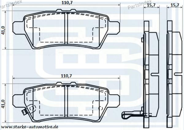 Disc Brake Pads Starke 179887 Tbilisi - photo 1