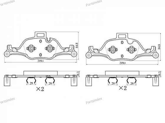 Disc Brake Pads SAT ST280038 Tbilisi