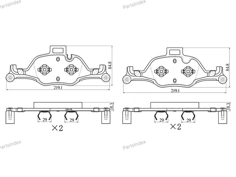 სამუხრუჭე დისკის ხუნდები  ( hundebi ) SAT ST280038 თბილისი - photo 1