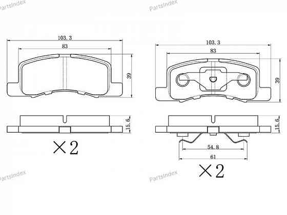 Disc Brake Pads SAT STMR493173 Tbilisi