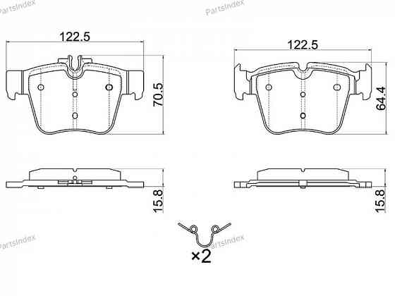 Disc Brake Pads SAT ST280003 Tbilisi