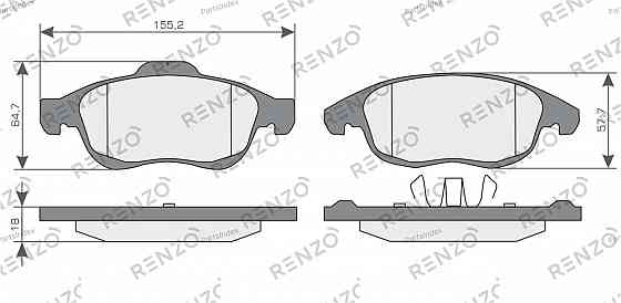 Disc Brake Pads Renzo RNZ049 Tbilisi