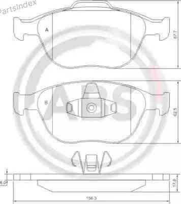 Disc Brake Pads A.B.S. 37349 Tbilisi