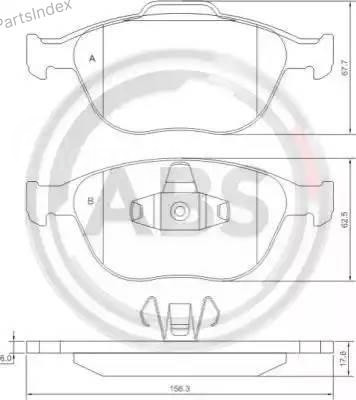 სამუხრუჭე დისკის ხუნდები  ( hundebi ) A.B.S. 37349 თბილისი - photo 2