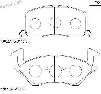Disc Brake Pads Asimco KD2730 Tbilisi