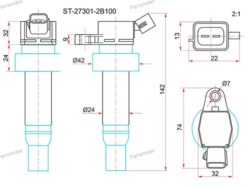 Ignition Coil SAT ST273012B100 Tbilisi - photo 1