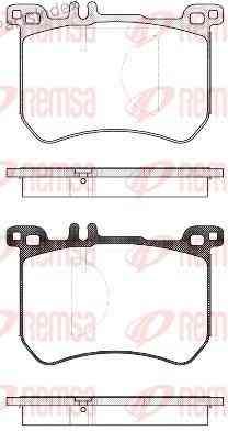 Disc Brake Pads Remsa 153300 Tbilisi