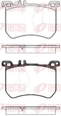 Колодки тормозные дисковые Remsa 153300 Тбилиси - изображение 2