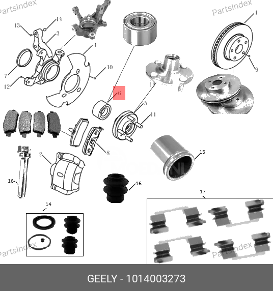 Wheel Hub Bearing Geely 1014003273 Tbilisi - photo 1