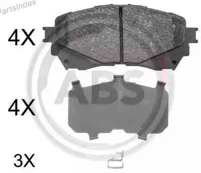 Disc Brake Pads A.B.S. 37977 Tbilisi