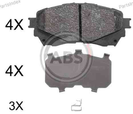 Disc Brake Pads A.B.S. 37977 Tbilisi