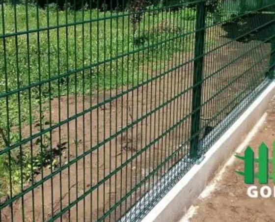 Ორმაგი პანელუღი ღობე (მწვანე ფერის) თბილისი