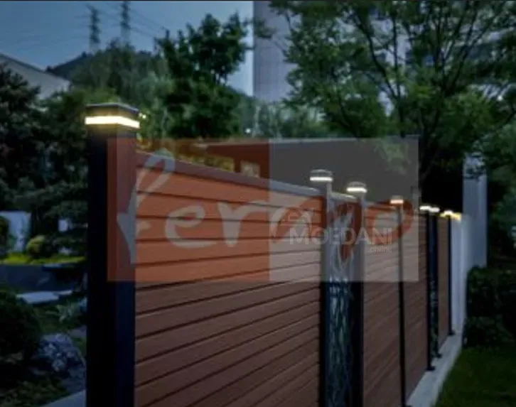 WPC Fence წყალგამძლე კომპოზიტი ღობის თბილისი - photo 3