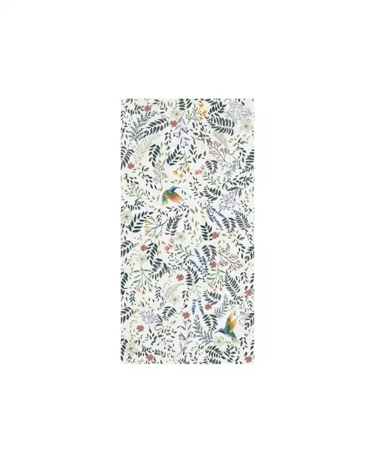 Shall White Floral Motif 60X120 (S) წარმოადგენს თანამედროვე დიზაინის არჩევანს შენობის ინტერიერის გას თბილისი - photo 1
