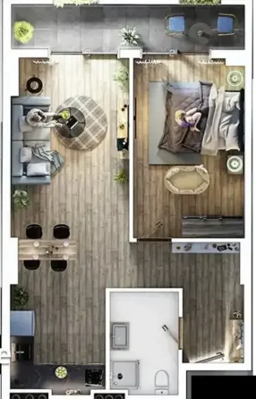 Apartments For Sale two-room 64.4м² 6/27 floor Tbilisi