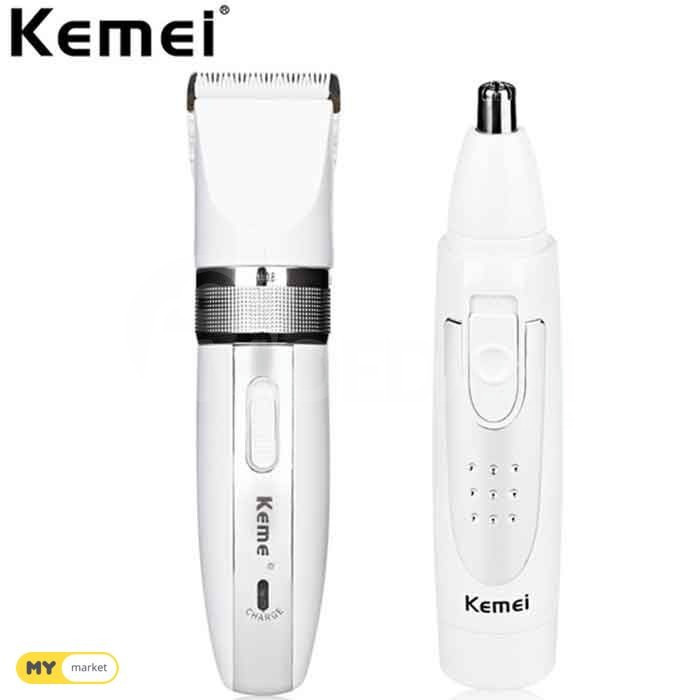 თმის საკრეჭი ტრიმერით KEMEI უფასო მიწოდება 45წთ PICCO●პიკო თბილისი - photo 1