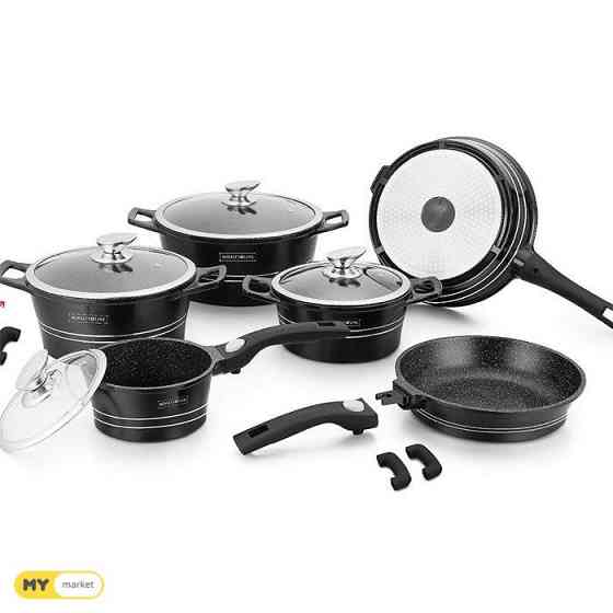Набор кастрюль и сковородок ROYALTY LINE Бесплатная доставка 45мин P Тбилиси