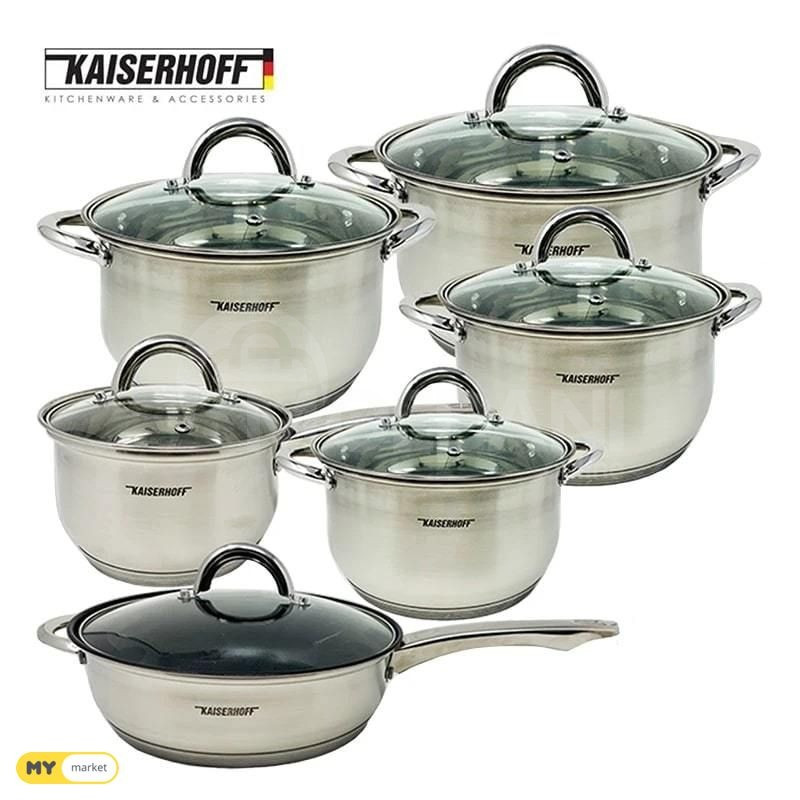 Комплект котлов KAISERHOFF бесплатная доставка 45 минут PICCO● pico Тбилиси - изображение 1