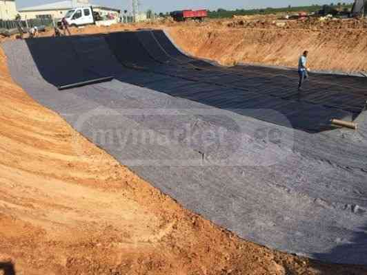 Reservoir Lagoon Tank Geomembrane PVC Geotextile Tbilisi