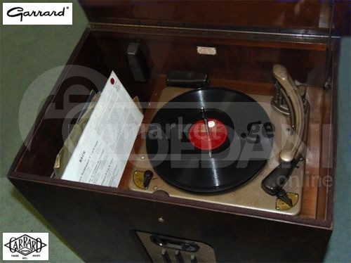 ფირსაკრავი გრამაფონი პატეფონი ფონოგრაფი ფირფიტების რადიო თბილისი - photo 1