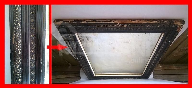 Antique mirror in a wooden frame mirror зеркало Tbilisi - photo 2