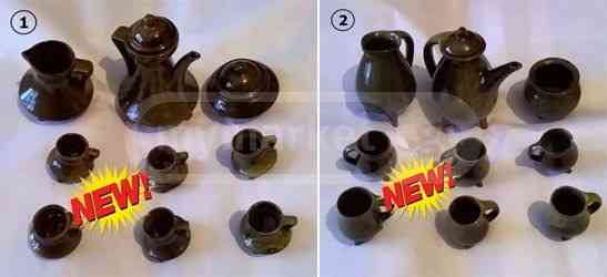 Antique coffee service ceramic Tbilisi