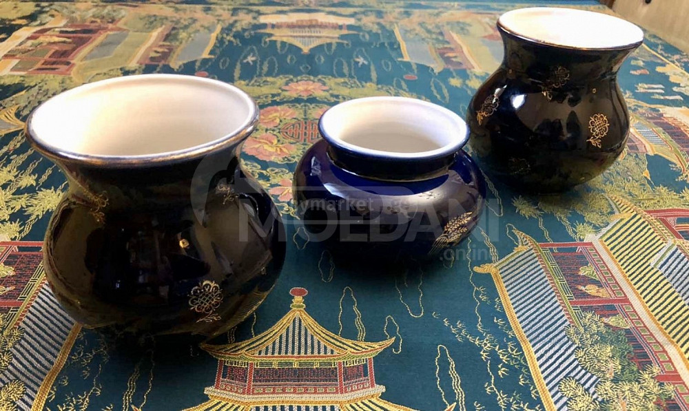 სამი მინიატურული ვაზა ЛФЗ. თბილისი - photo 2