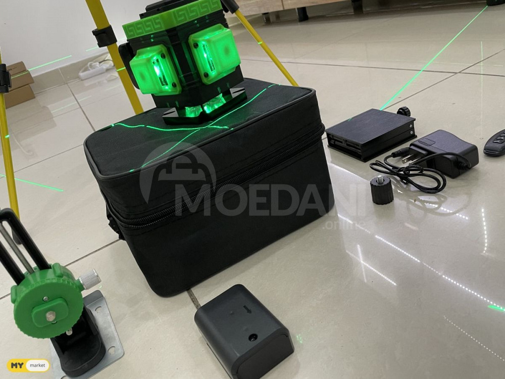 აქცია ლაზერი 12 ხაზით + შტატივი 3D lazer თბილისი - photo 2