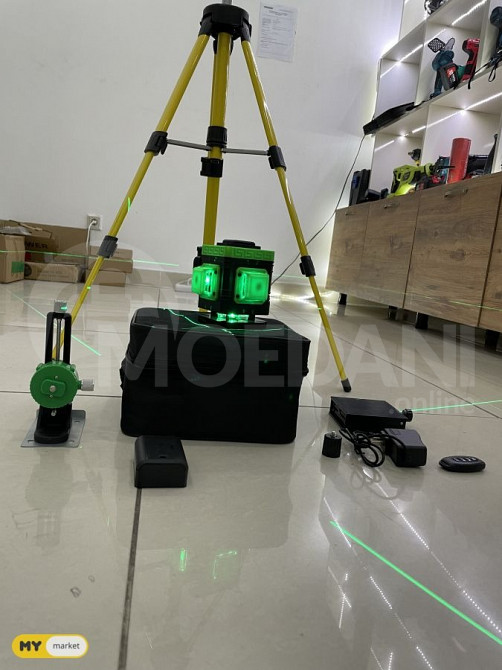 აქცია ლაზერი 12 ხაზით + შტატივი 3D lazer თბილისი - photo 1