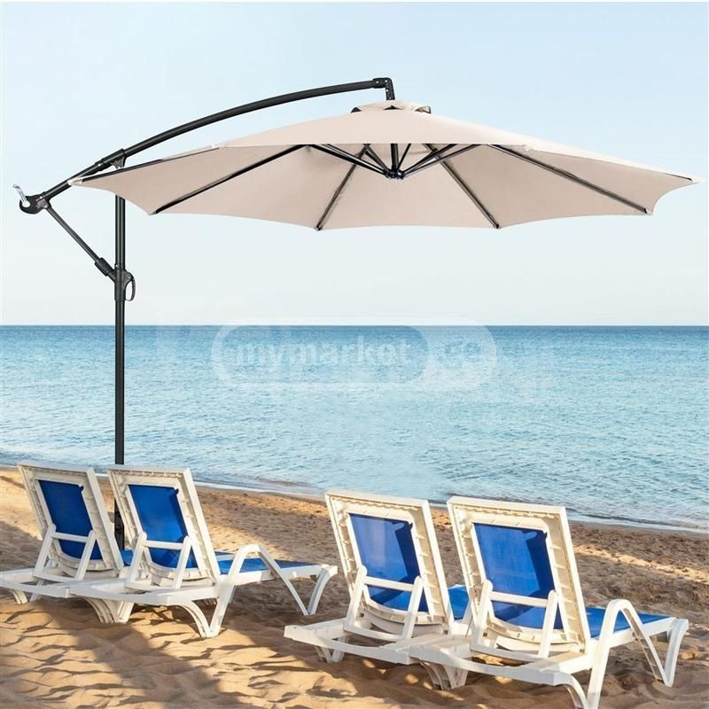 ქოლგა ეზოს, 3m umbrella, უფასო მიწოდება! თბილისი - photo 1