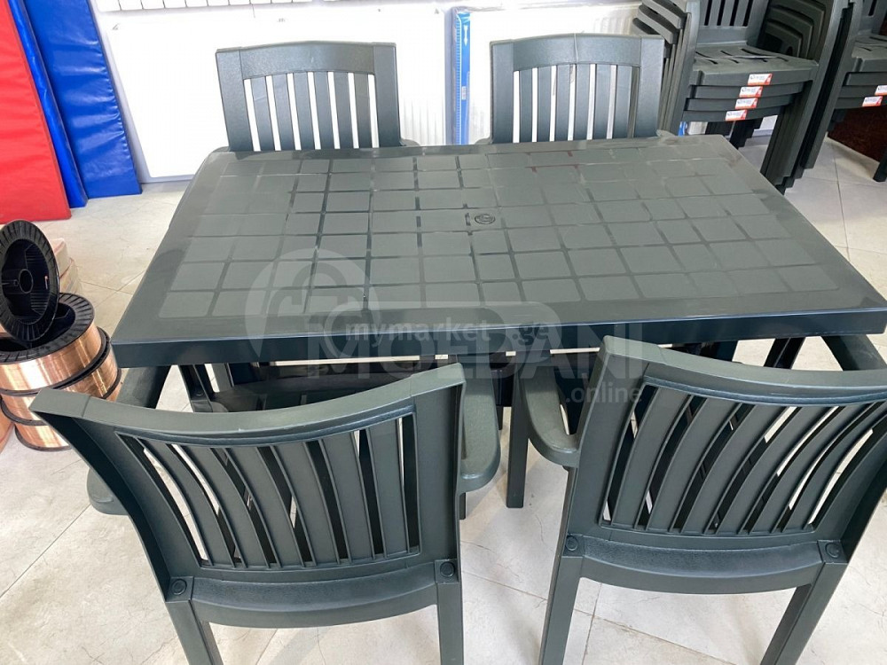 პლასმასის მაგიდა და სკამი თბილისი - photo 2