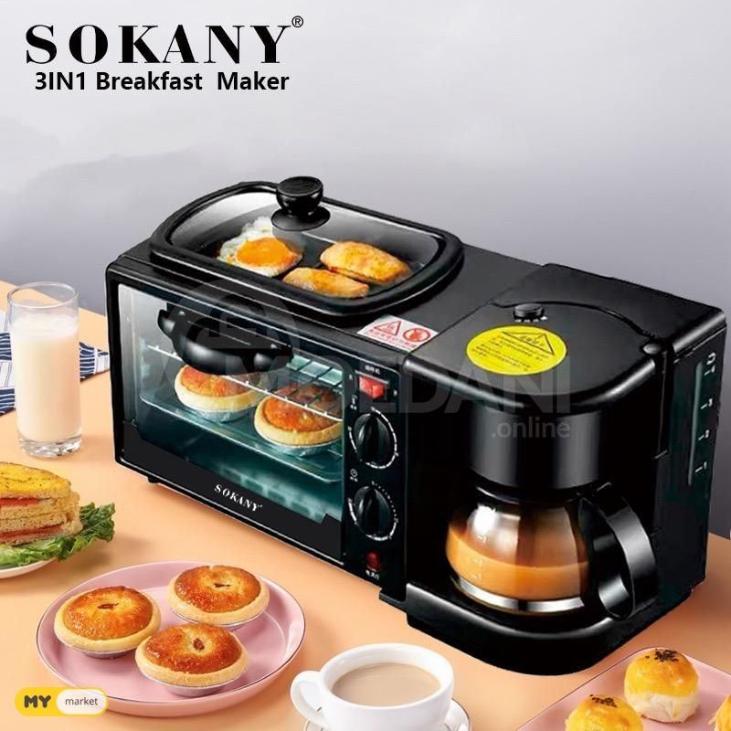 Многофункциональное устройство для приготовления завтрака Sokany. Тбилиси - изображение 1